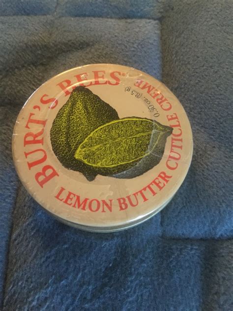 BURT'S BEES LEMON BUTTER CUTICLE CREAM 0.30 OZ TRIAL SIZE - NEW SEALED ...