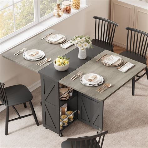 Jocoevol Dining Table for 4, Folding Dining Table, Kitchen India | Ubuy