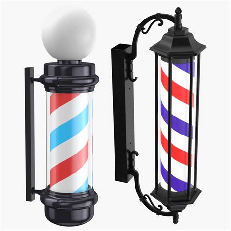 Barber Shop Pole 3D Model $10 - .max .blend .lwo .lxo .unknown .3ds ...