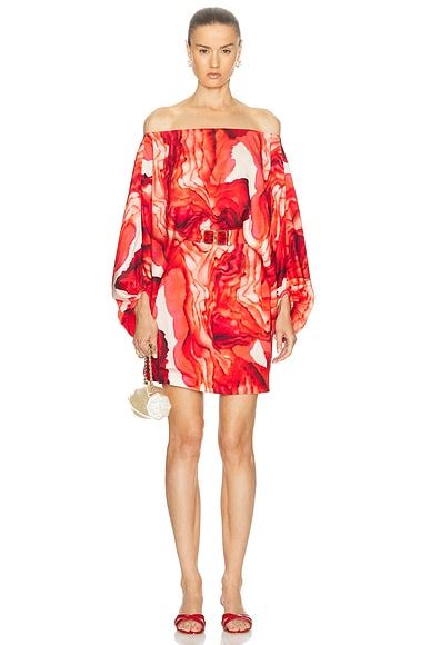 Alexis Gemina Dress in Botanical Yellow | FWRD