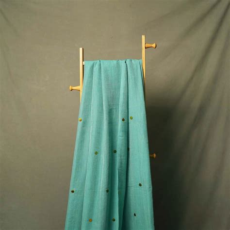 Sky Blue Gini Khadi Saree – Lightweight Soft Handloom Saree – Kottanz ...