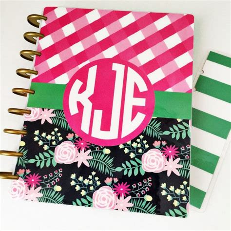 happy planner custom cover
