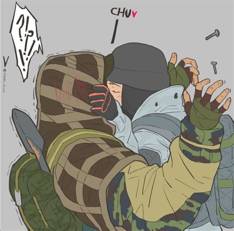 Frost x Kapkan | Rainbow six siege art, Rainbow six siege anime, Tom ...