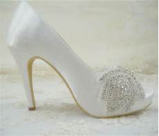 White Wedding Shoes 2 Inch Heel by Free Shipping Rhinestones Lace Bridal Shoes S White Wedding Shoes 2 Inch Heel
