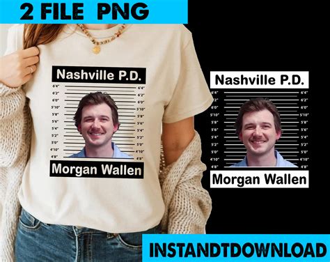 Morgan Wallen Mugshot PNG Morgan Wallen Mugshot Nashville - Inspire Uplift