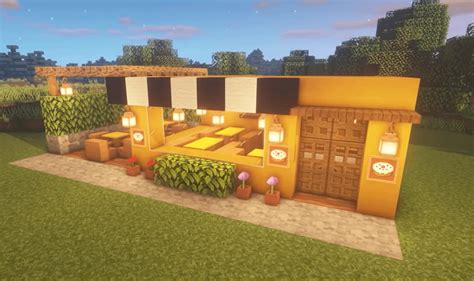 Image result for Cafe Minecraft Tutorial Easy