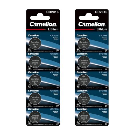 Camelion Lithium CR2016 Batteries Value 10 Pack - Weee!