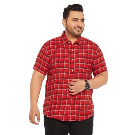 Men Plus Size Hyperon Check Shirt – bigbanana