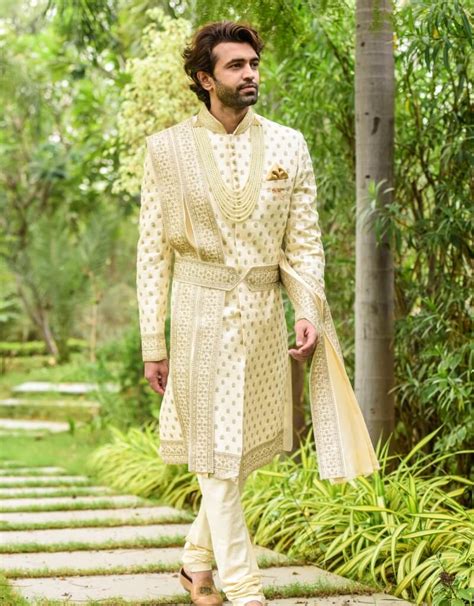 silk sherwani for groom