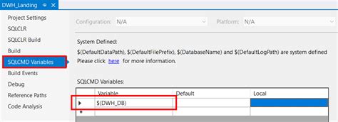 Visual Studio Sqlcmd Variables 的图像结果