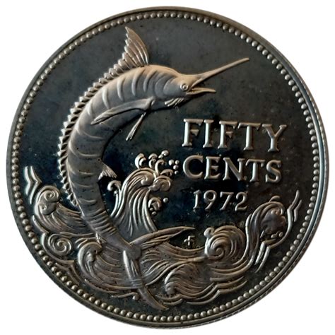 50 Cents - Elizabeth II - The Bahamas - Numista