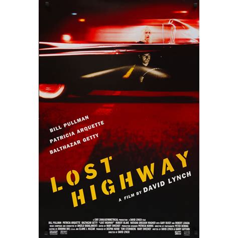 LOST HIGHWAY U.S. Movie Poster - 27x40 in. - 1997