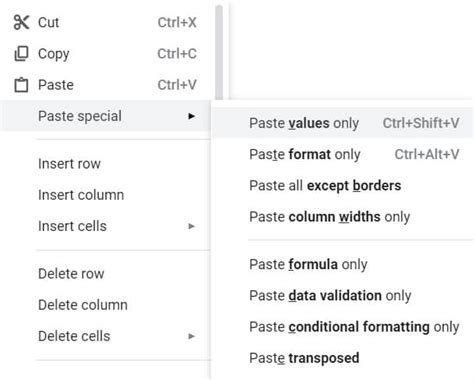 Google Sheets Copy Paste Formula and Values 的图像结果