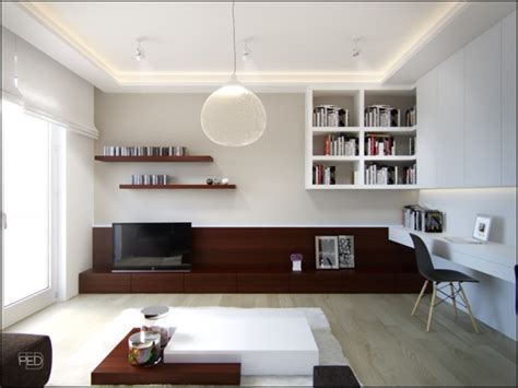 26平米现代极简淡雅绝美小户型公寓（组图） - 家居装修知识网