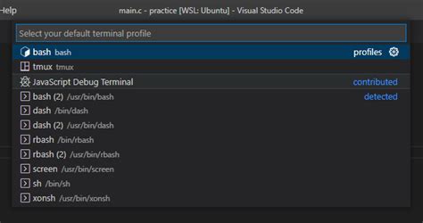Image result for vs Code Terminal Cmd Settings