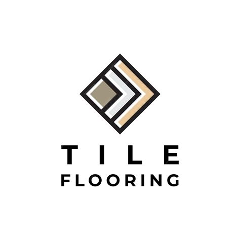 Premium Vector | Ceramic tile stone flooring logo design