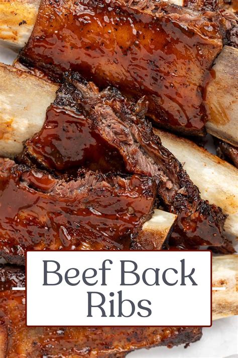 These beef back ribs are insanely juicy and flavorful! Baked in the ...