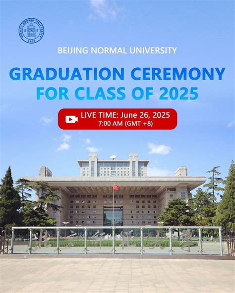 BNU Graduation Ceremony for Class of 2025, Online event, Beijing, China ...