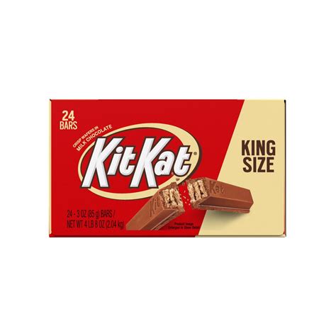 Kit Kat King Size Crisp Wafers in Milk Chocolate Candy Bar 3 oz | Stine ...