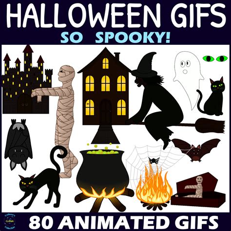 80 Spooky Animated Halloween GIFs - Free Download for Festive Fun ...