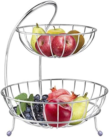 Buy Next In Crafts Stainless Steel 2 -Tier Countertop Fruit & Vegetable ...