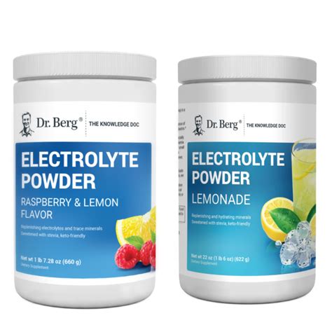 Electrolyte Powder Bundle with Potassium and Magnesium - Lemon ...