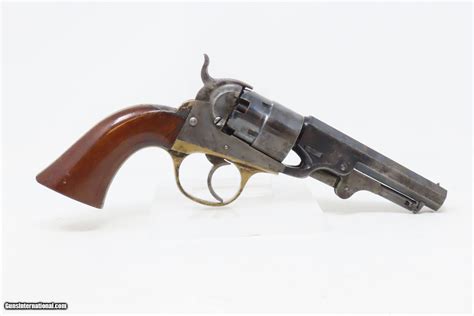 CIVIL WAR Era Antique J.M. COOPER “NAVY” Model .36 PERCUSSION Revolver ...