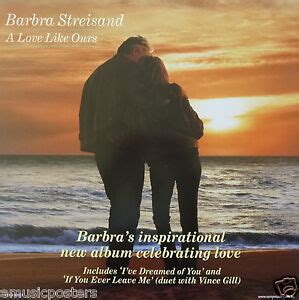 BARBRA STREISAND "A LOVE LIKE OURS" AUSTRALIAN PROMO POSTER -Lovers On ...