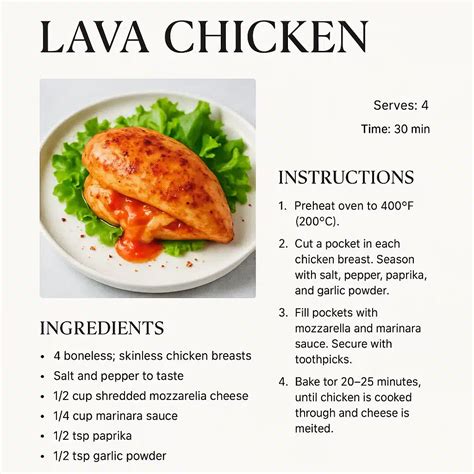 Lava Chicken Recipe – Ultimate Flavor Explosion in 5 Easy Steps - vox ...