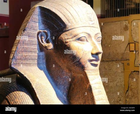 Cairo, Egypt, February 1 2025: The Sphinx statue inside the Egyptian or ...