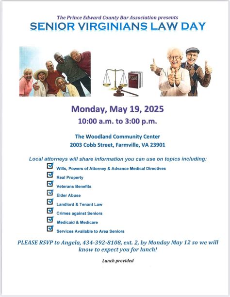 Senior Law Day at the Woodlands, 2005 Cobb St, Farmville, VA 23901-2603 ...