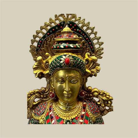 26" Grand Brass Ganesha Lakshmi Saraswati Sculptures in Large Size for