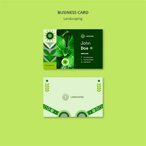 Landscaping Business Card Templates 的图像结果