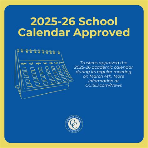 Trustees approve calendar for 2025-26 school year, Turner as CTE ...
