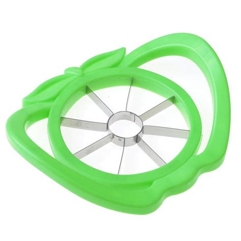 2457 Plastic Apple Cutter Slicer with 8 Blades and Handle — Deodap