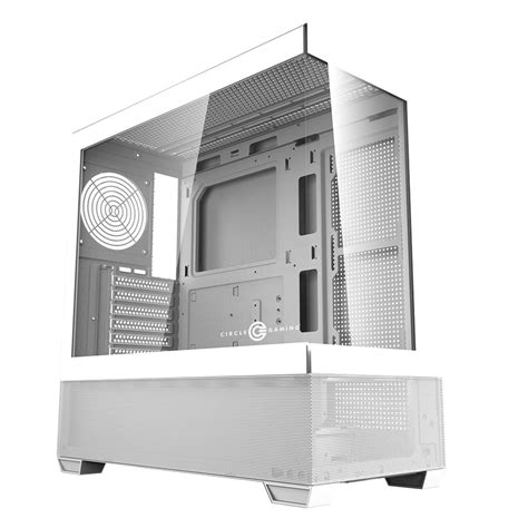 Defender ZX3 Mid-Tower Gaming Cabinet - White | Stylish & Efficient Case