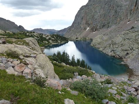Leviathan Lake in the Weminuche Wilderness Colorado
