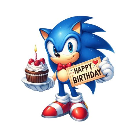 Printable Happy Birthday Sonic The Hedgehog