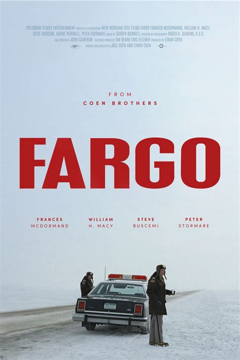 Fargo (1996). | Locandine di film, Poster di film, Film da guardare