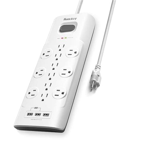 Huntkey SMD127 US Surge Protector/Power Strip : Amazon.in: Home Improvement