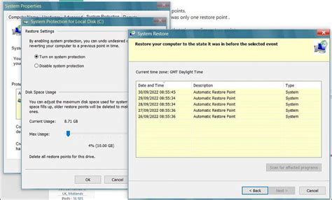 View Restore Points 的图像结果