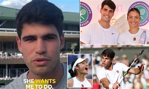 Alcaraz hints he will 'do whatever Raducanu wants me to do' after she ...