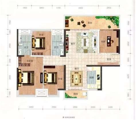 欧美风情二居室125平米14.6万-亮马名居装修案例-北京房天下家居装修网