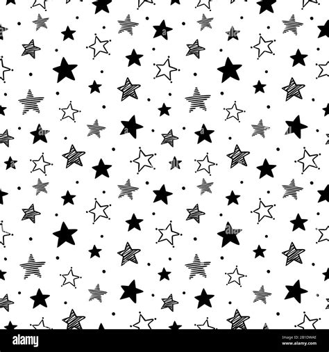 Stars Black And White