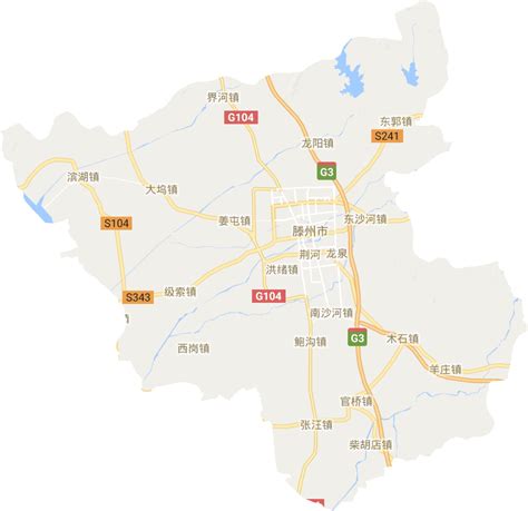 山东省滕州市地图简介展示_地图分享