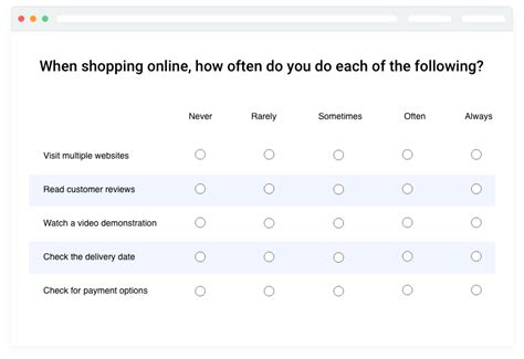 Survey Rating Scale Examples 的图像结果