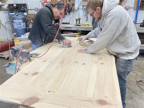 Hubbard County inmates create furniture from old-growth boards - Park ...