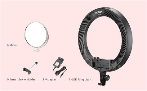 Godox LR160 Bi-Color Ringlight (Black) : Amazon.in: Electronics