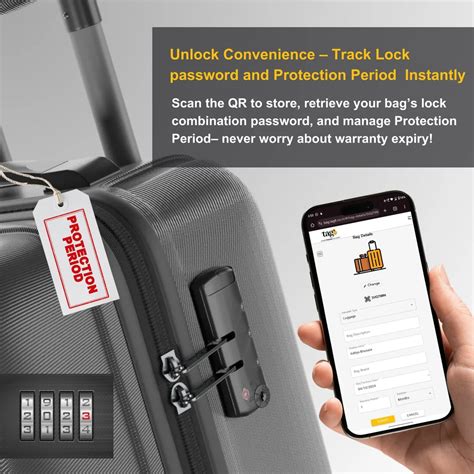 Smart Bag Security Tag - China Flag [Pack 2]