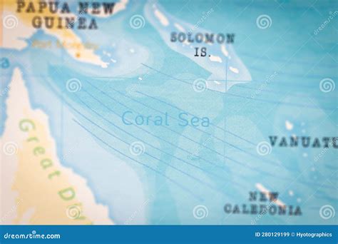 Coral Sea World Map